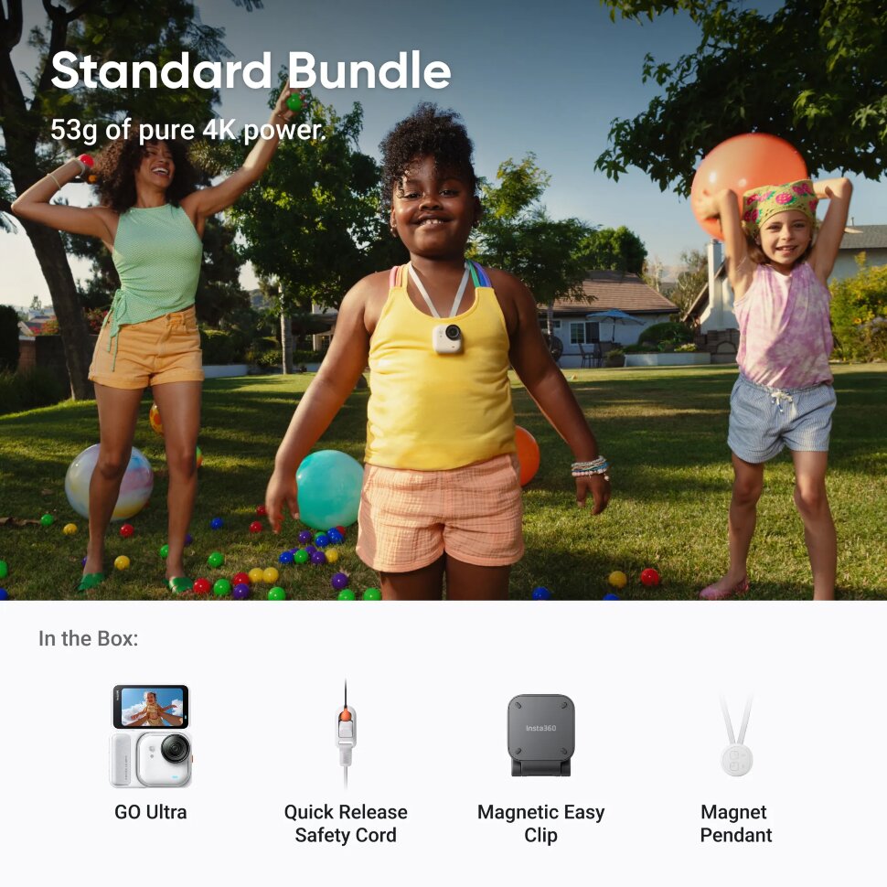 Экшн-камера Insta360 GO Ultra Creator Bundle Белая Экшн-камера Insta360 GO Ultra Creator Bundle Белая