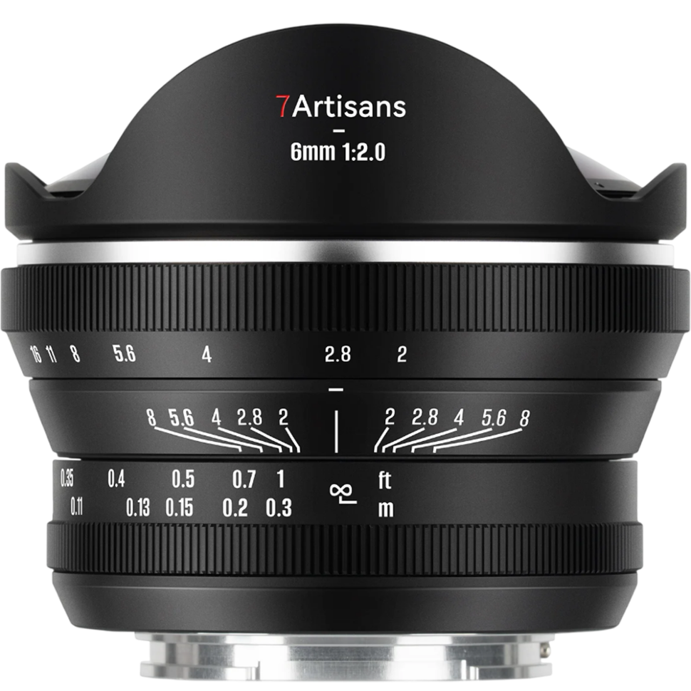 Объектив 7Artisans 6mm F2 Fisheye Z-mount Объектив 7Artisans 6mm F2 Fisheye Z-mount