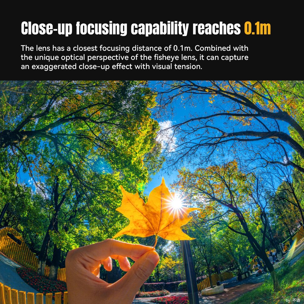 Объектив 7Artisans 6mm F2 Fisheye X-mount Объектив 7Artisans 6mm F2 Fisheye X-mount