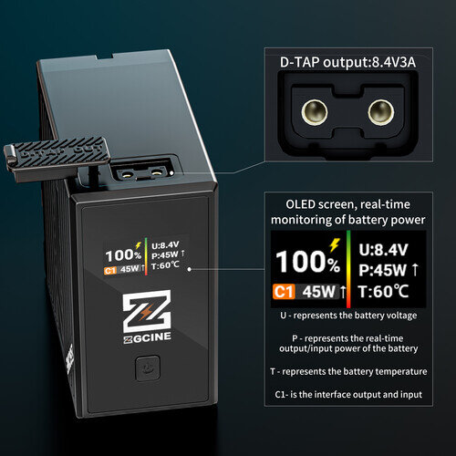 Аккумулятор ZGCine NP-F970 36W 69Wh Чёрный Аккумулятор ZGCine NP-F970 36W 69Wh Чёрный