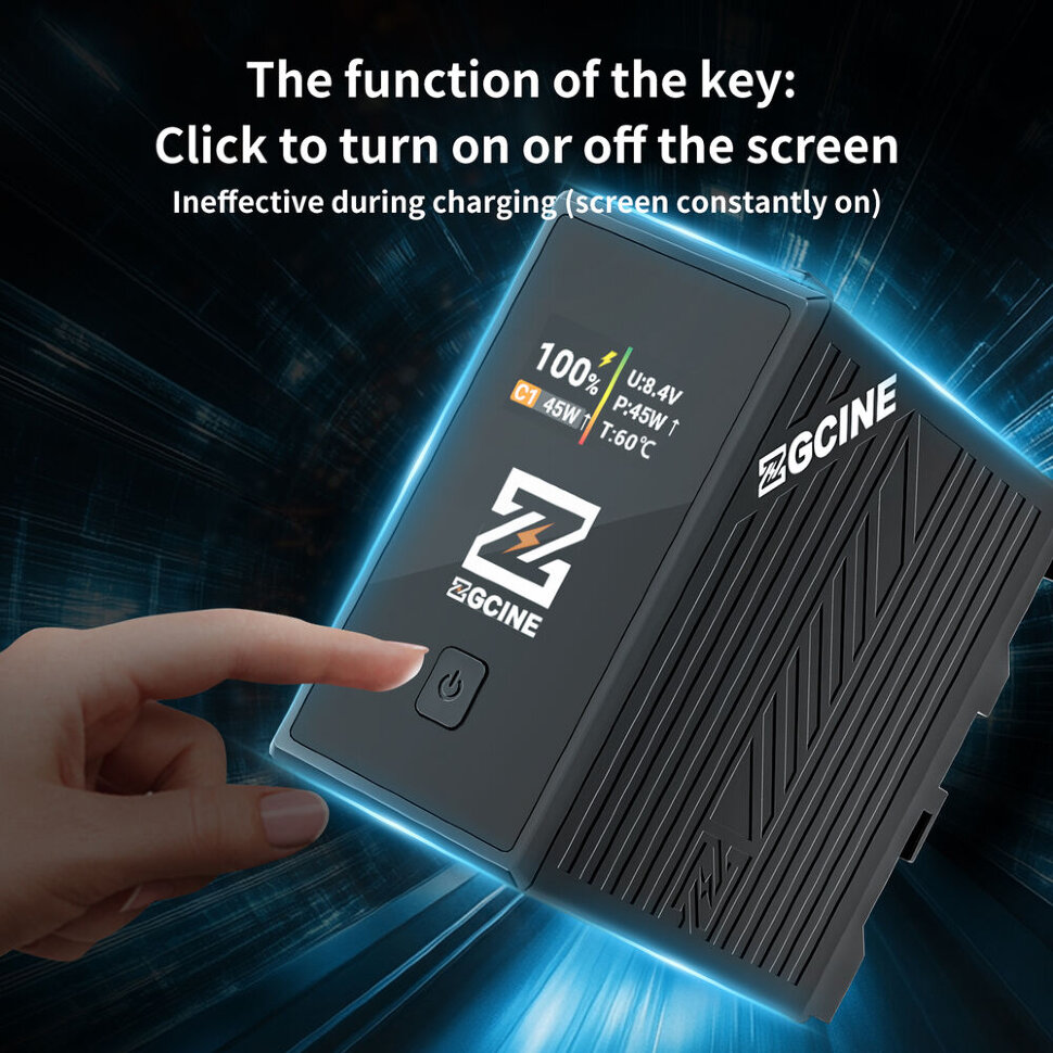 Аккумулятор ZGCine NP-F970 36W 69Wh Чёрный Аккумулятор ZGCine NP-F970 36W 69Wh Чёрный