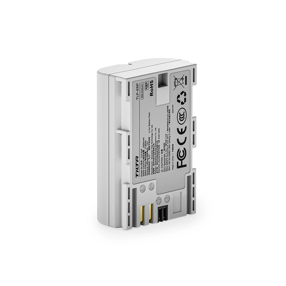 Аккумулятор Tilta LP-E6P Type-C 2400mAh Белый Аккумулятор Tilta LP-E6P Type-C 2400mAh Белый