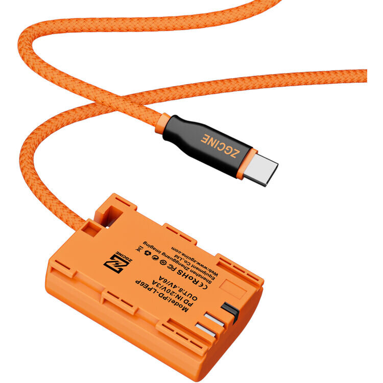 Адаптер питания ZGCine LP-E6P - Type-C Адаптер питания ZGCine LP-E6P - Type-C