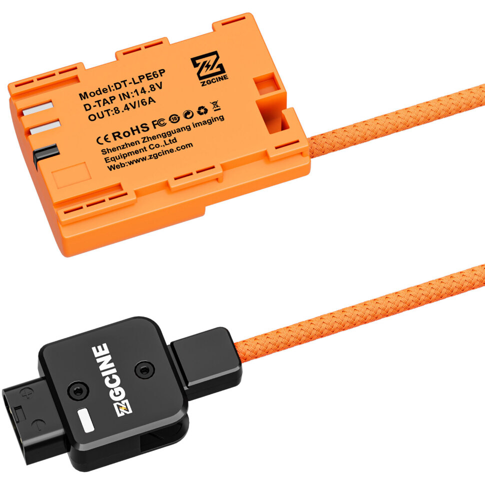 Адаптер питания ZGCine LP-E6P - D-Tap Адаптер питания ZGCine LP-E6P - D-Tap