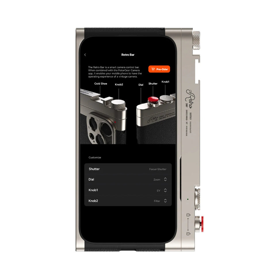 Чехол Fotorgear Retro Kit для iPhone 16 Pro Чехол Fotorgear Retro Kit для iPhone 16 Pro