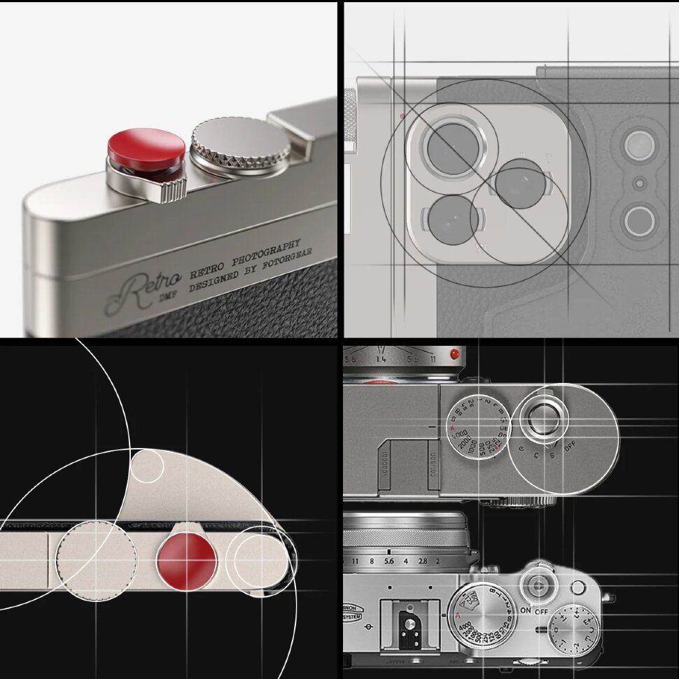 Чехол FotorGear Retro Kit для iPhone 17 Pro Чехол FotorGear Retro Kit для iPhone 17 Pro