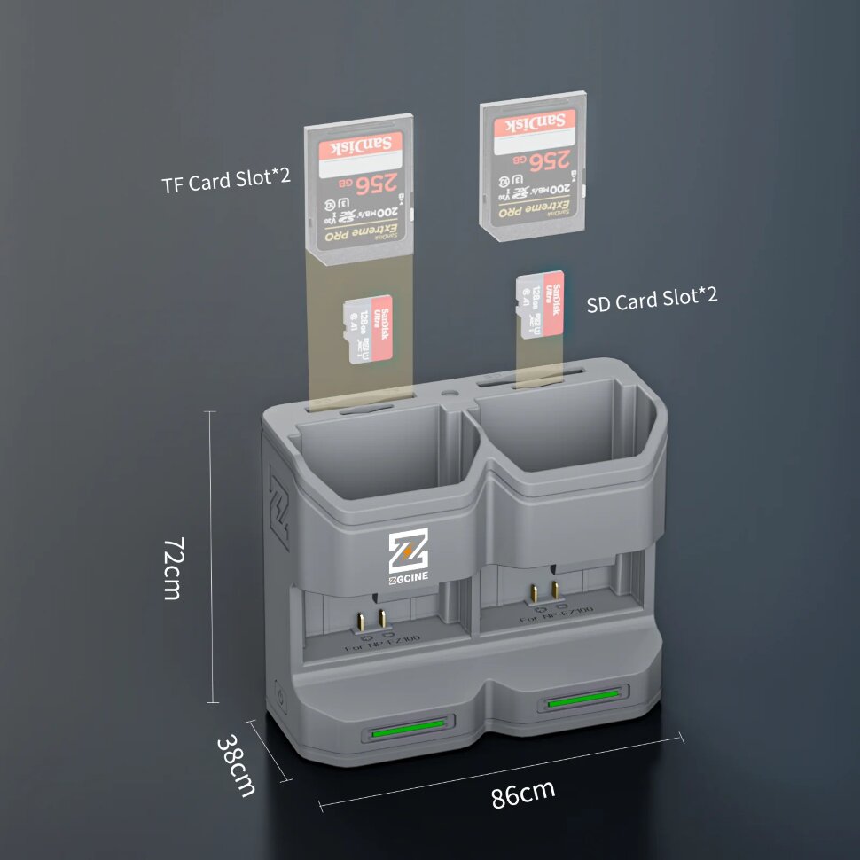Зарядный кейс ZGCine PC2 для NP-FZ100 Зарядный кейс ZGCine PC2 для NP-FZ100