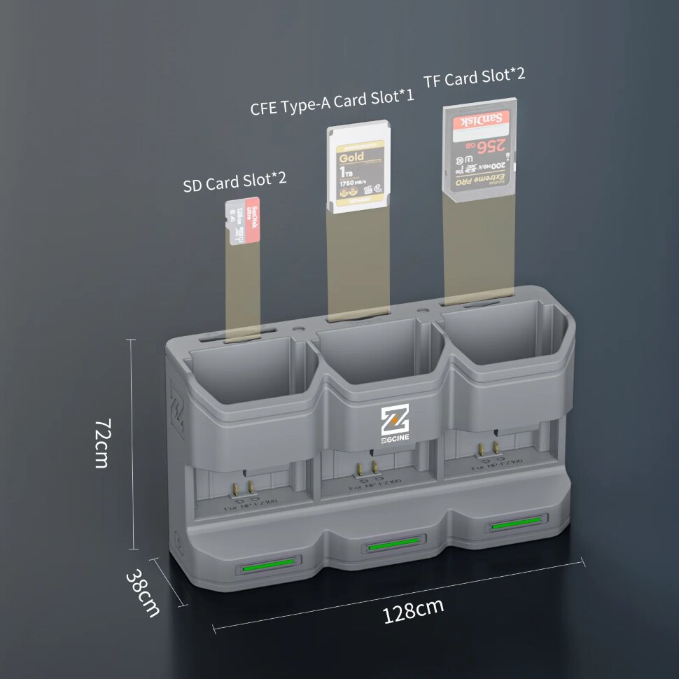 Зарядный кейс ZGCine PC3 для NP-FZ100 Зарядный кейс ZGCine PC3 для NP-FZ100
