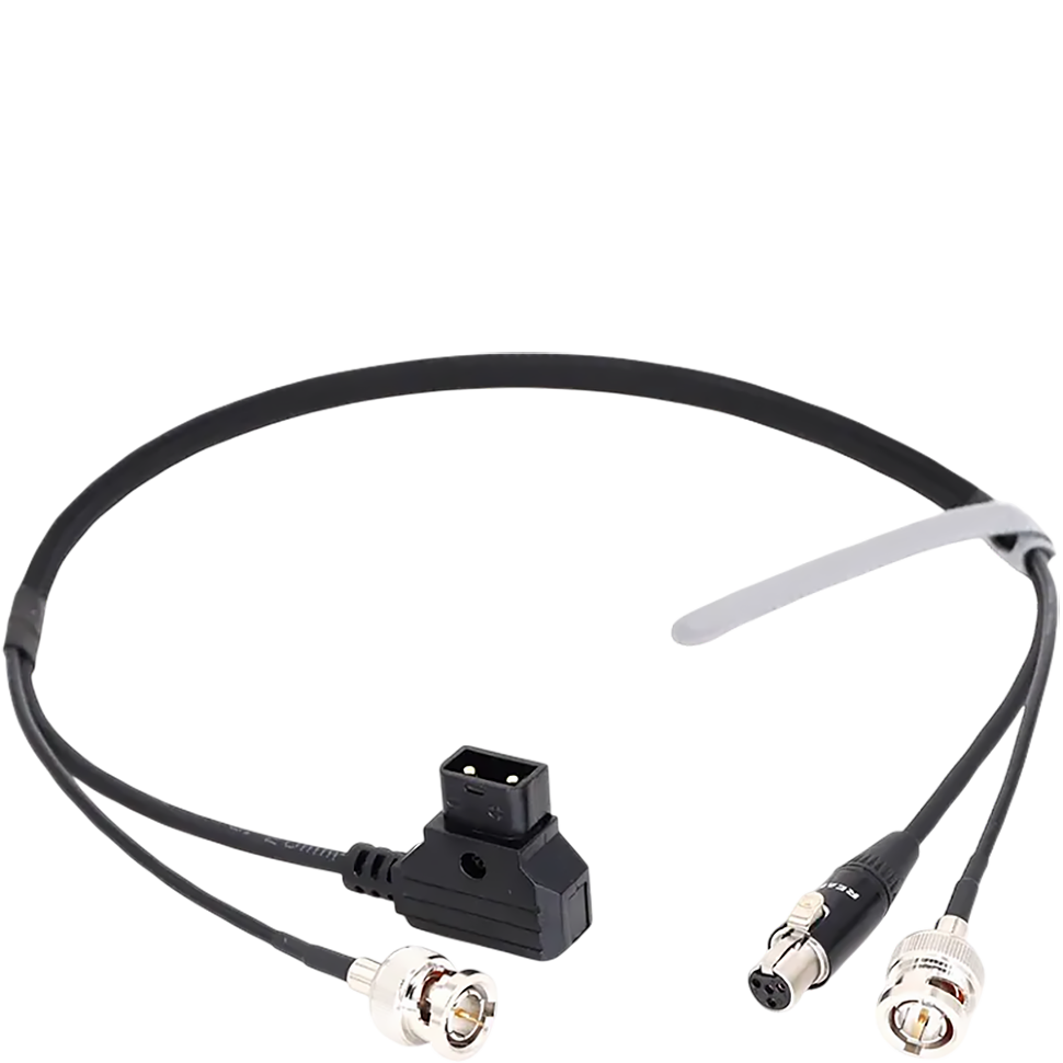 Кабель питания DigitalFoto AR204 TA4F - D-Tap + SDI для TVLogic 058/056/F-5A/F-10A/F-7HS 80см