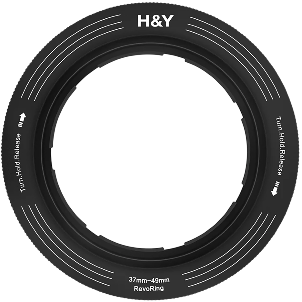 Переходное кольцо H&Y RevoRing Variable Adapter 37-49мм для светофильтра 52мм Чёрное