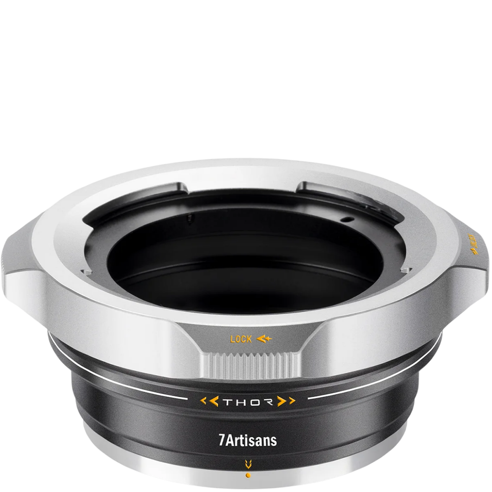 Адаптер 7Artisans THOR 4-in-1 для объектива PL на байонет E/Z/L/RF Серебро