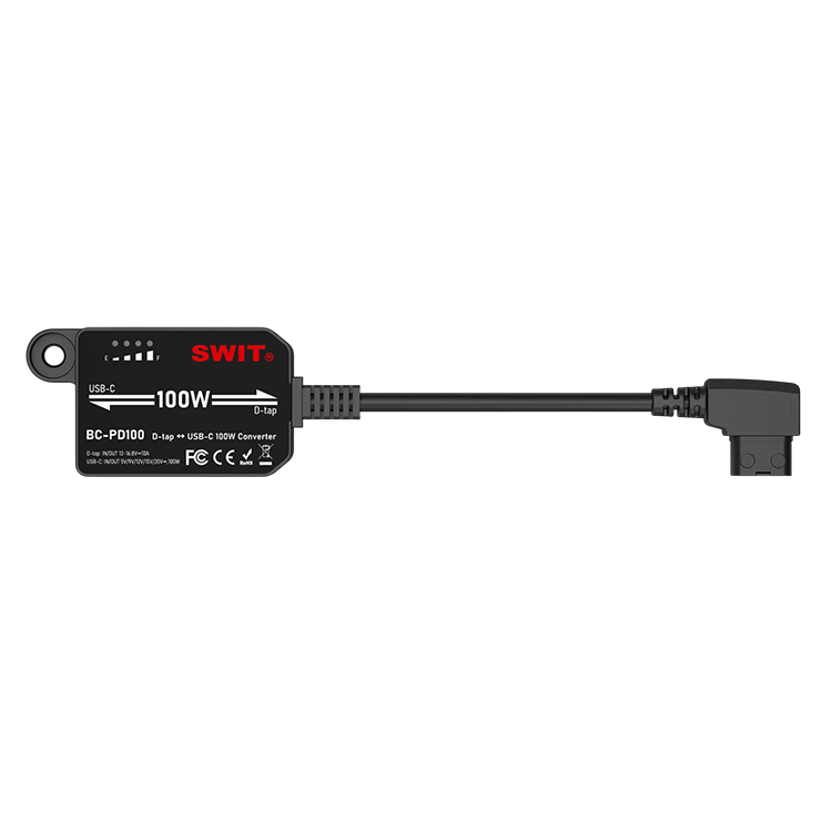 Адаптер питания Swit BC-PD100 D-Tap - Type-C 100W Адаптер питания Swit BC-PD100 D-Tap - Type-C 100W