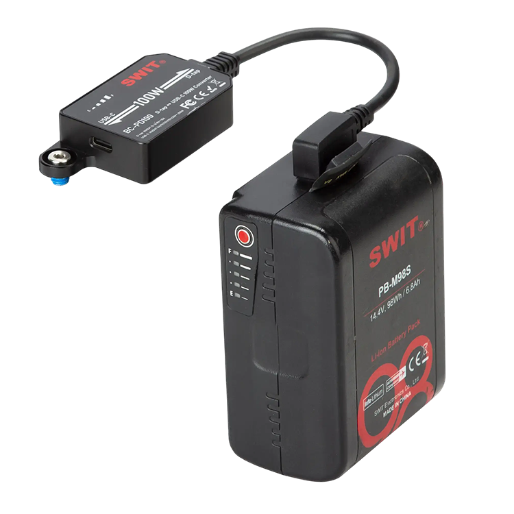 Адаптер питания Swit BC-PD100 D-Tap - Type-C 100W Адаптер питания Swit BC-PD100 D-Tap - Type-C 100W