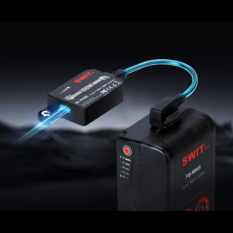 Адаптер питания Swit BC-PD100 D-Tap - Type-C 100W Адаптер питания Swit BC-PD100 D-Tap - Type-C 100W