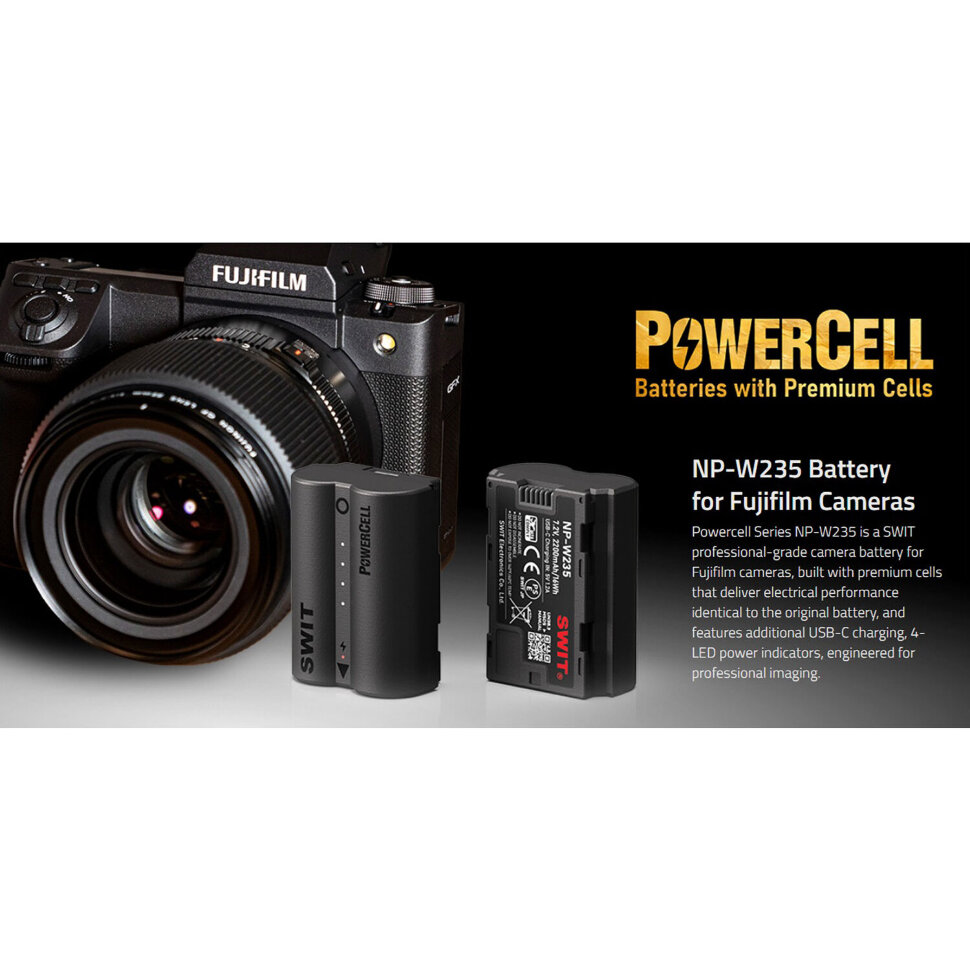 Аккумулятор SWIT PowerCell NP-W235 Type-C 16Wh Аккумулятор SWIT PowerCell NP-W235 Type-C 16Wh
