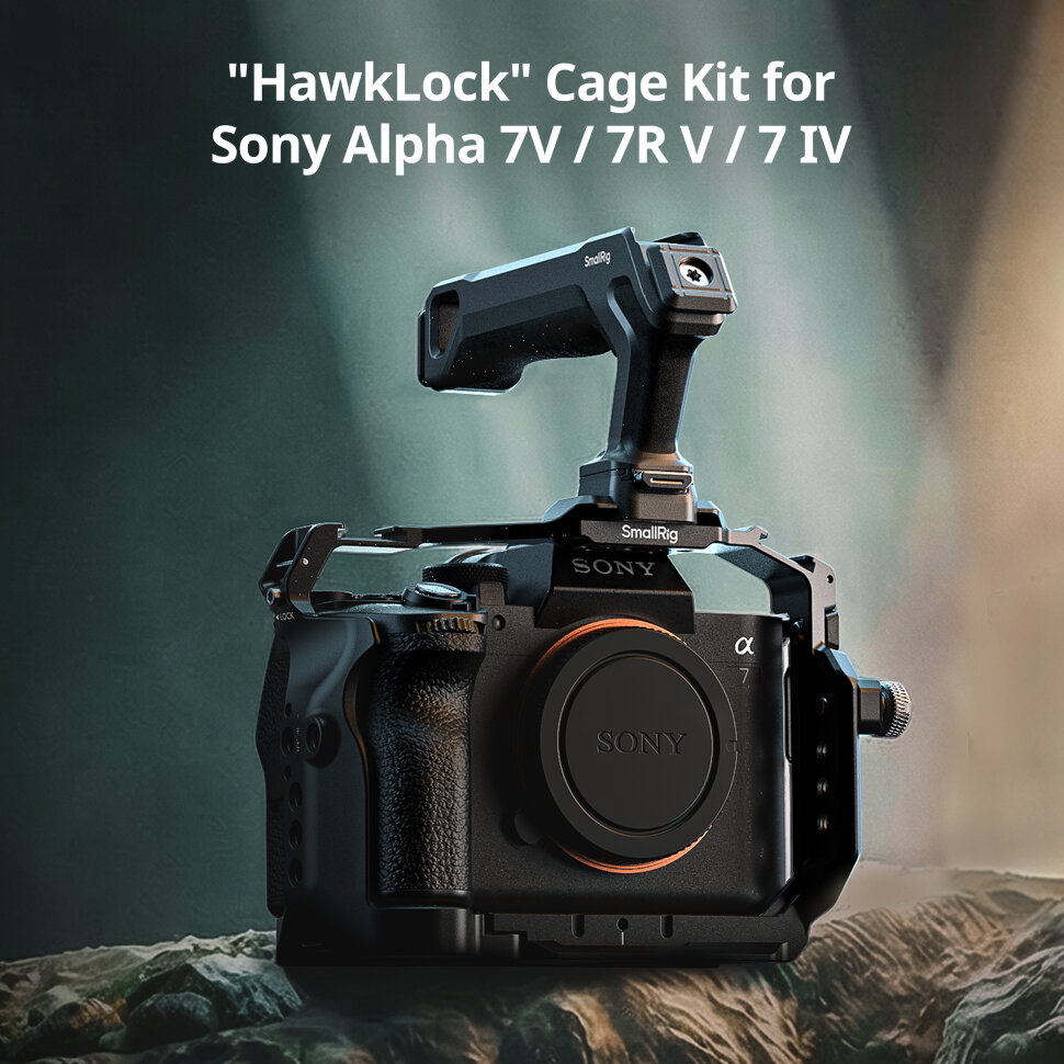 Клетка SmallRig 6027 HawkLock Basic Kit для Sony a7 V/a7R V/a7 IV Клетка SmallRig 6027 HawkLock Basic Kit для Sony a7 V/a7R V/a7 IV