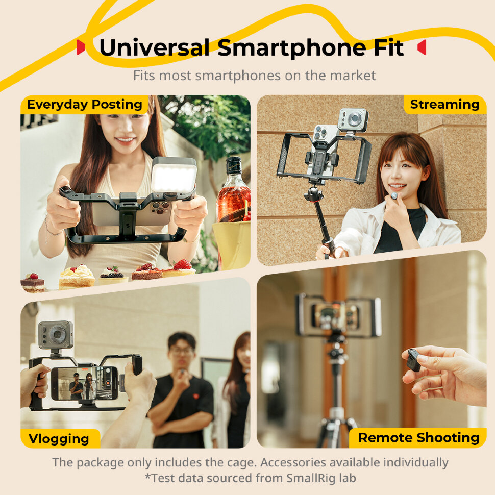 Клетка SmallRig IG-01 IntegraGrip для смартфона Клетка SmallRig IG-01 IntegraGrip для смартфона