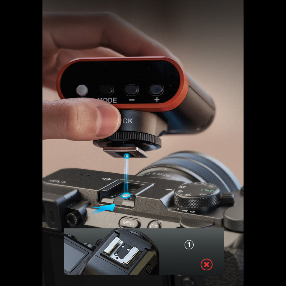 Фотовспышка SmallRig RS20 mini Speedlite Серебро Фотовспышка SmallRig RS20 mini Speedlite Серебро