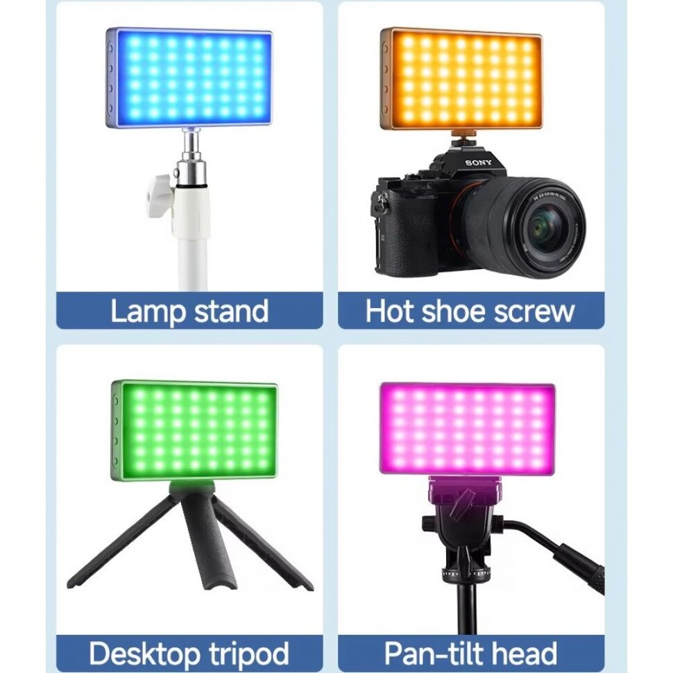 Осветитель NiceFoto TC-225.PRO Серый Осветитель NiceFoto TC-225.PRO Серый