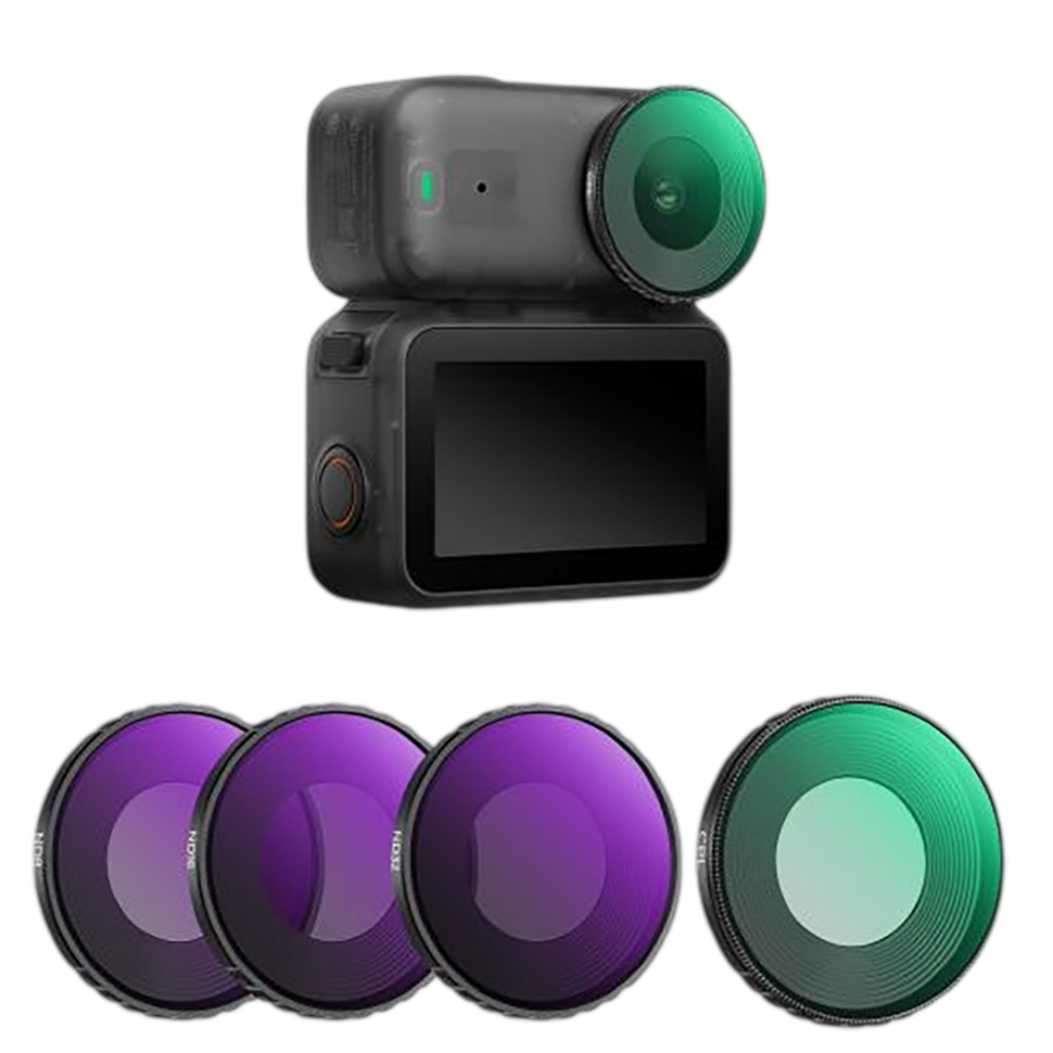 Комплект светофильтров K&F ConceptCPL + ND для DJI Osmo Nano (4шт) Комплект светофильтров K&F ConceptCPL + ND для DJI Osmo Nano (4шт)