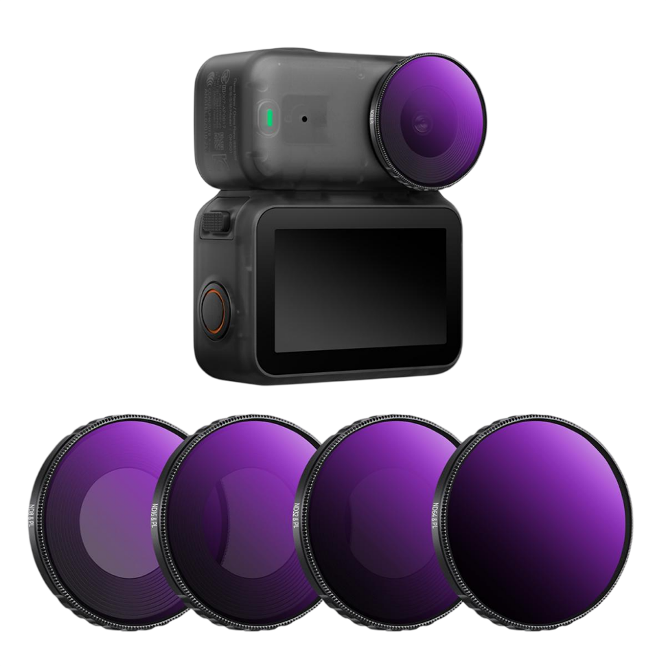 Комплект светофильтров K&F ConceptND/PL для DJI Osmo Nano (4шт) Комплект светофильтров K&F ConceptND/PL для DJI Osmo Nano (4шт)
