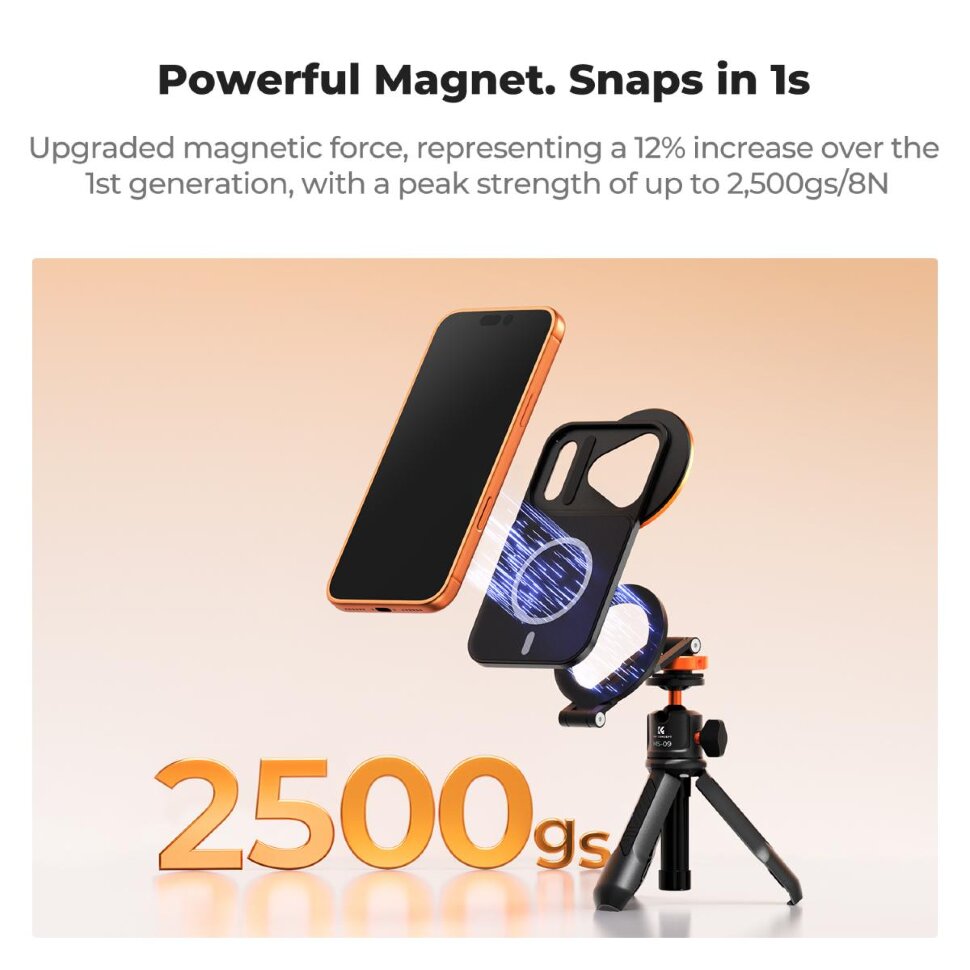 Держатель светофильтра K&F Concept MagSafe для iPhone 17 Pro Держатель светофильтра K&F Concept MagSafe для iPhone 17 Pro