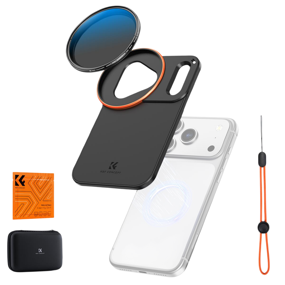 Держатель светофильтра K&F Concept MagSafe ND2-32 для iPhone 17 Pro Max Держатель светофильтра K&F Concept MagSafe ND2-32 для iPhone 17 Pro Max