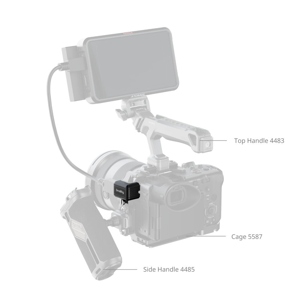 Адаптер угловой SmallRig 5593 HDMI для Sony FX2 Адаптер угловой SmallRig 5593 HDMI для Sony FX2