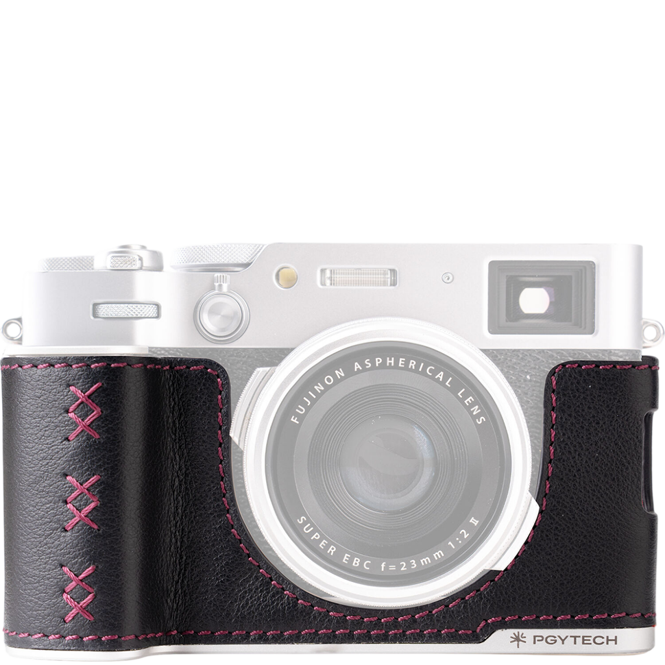 Чехол PGYTECH Leather Camera Case для Fujifilm X100VI Чёрный Чехол PGYTECH Leather Camera Case для Fujifilm X100VI Чёрный