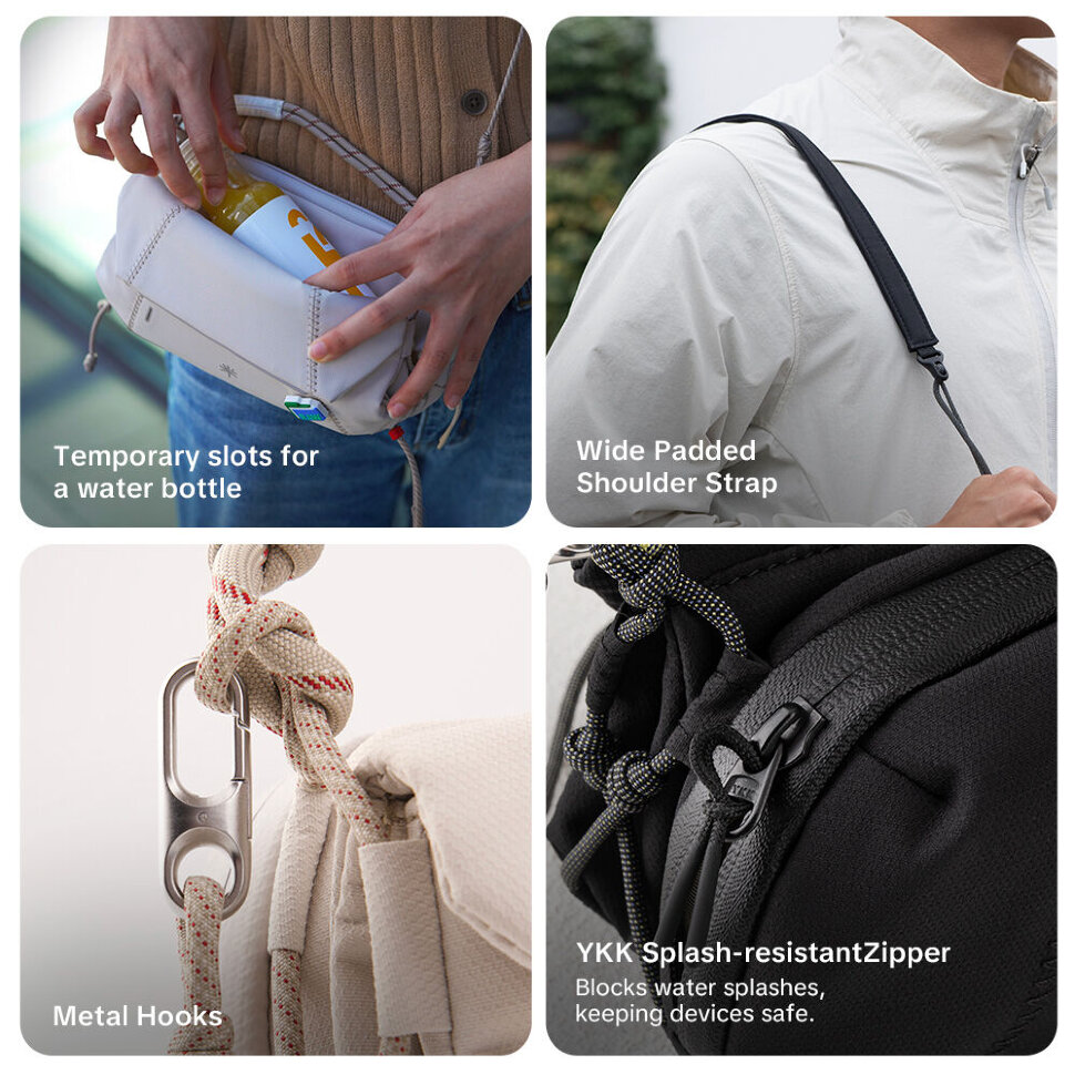 Сумка PGYTECH OneGo Pocket Sling Чёрная Сумка PGYTECH OneGo Pocket Sling Чёрная