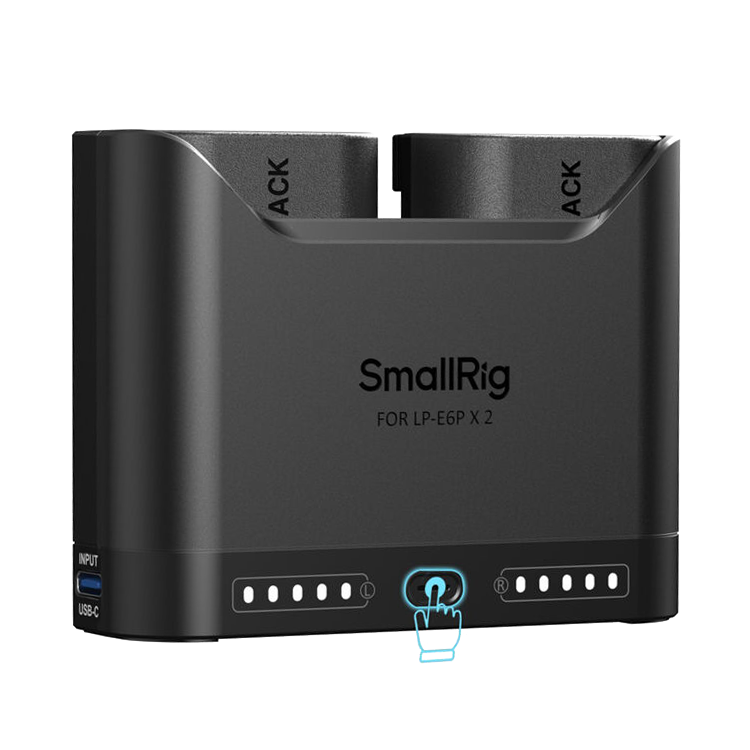 2 аккумулятора LP-E6NH + зарядное устройство SmallRig 5484 Turbo Charging Kit 2 аккумулятора LP-E6NH + зарядное устройство SmallRig 5484 Turbo Charging Kit