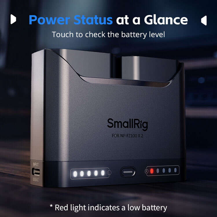 2 аккумулятора LP-E6NH + зарядное устройство SmallRig 5484 Turbo Charging Kit 2 аккумулятора LP-E6NH + зарядное устройство SmallRig 5484 Turbo Charging Kit