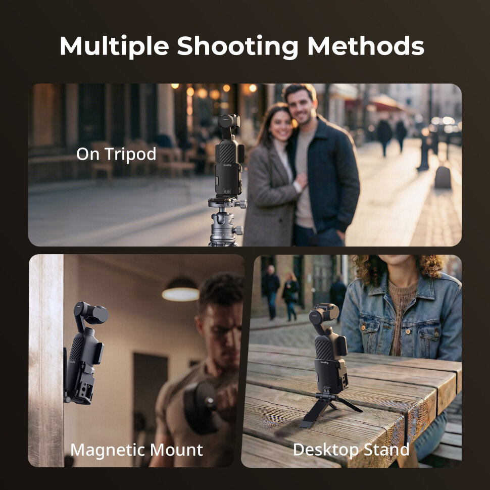 Клетка SmallRig 6003 Magnetic Mount для DJI Osmo Pocket 3/4 Клетка SmallRig 6003 Magnetic Mount для DJI Osmo Pocket 3/4
