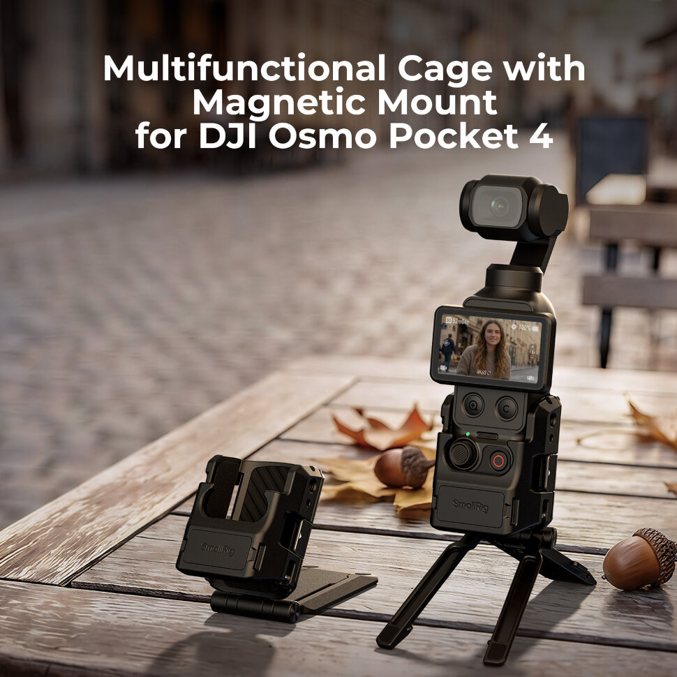 Клетка SmallRig 6003 Magnetic Mount для DJI Osmo Pocket 3/4 Клетка SmallRig 6003 Magnetic Mount для DJI Osmo Pocket 3/4