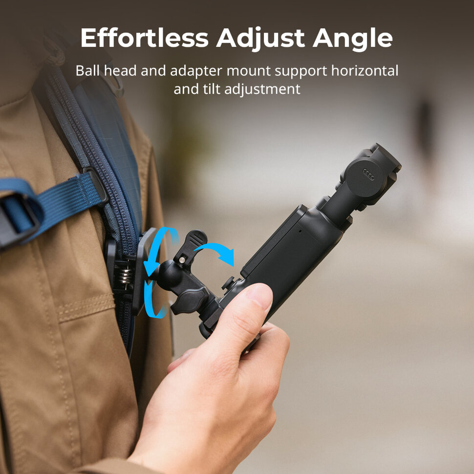 Клипса на рюкзак SmallRig 6052 Backpack Clip для DJI Osmo Pocket 3/4 Клипса на рюкзак SmallRig 6052 Backpack Clip для DJI Osmo Pocket 3/4