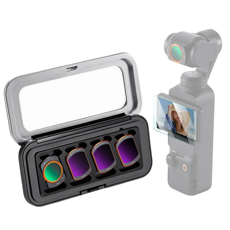 Комплект светофильтров K&F Concept K CPL+ND для DJI Osmo Pocket 3/4 (4шт)