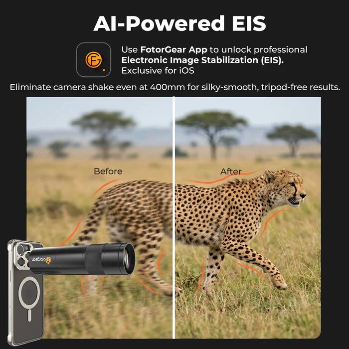 Объектив FotorGear Mini 400mm Telephoto T-Mount Объектив FotorGear Mini 400mm Telephoto T-Mount