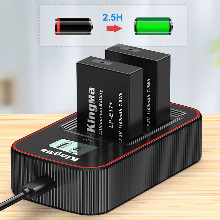 Аккумулятор KingMa LP-E17+ 1100mAh Аккумулятор KingMa LP-E17+ 1100mAh