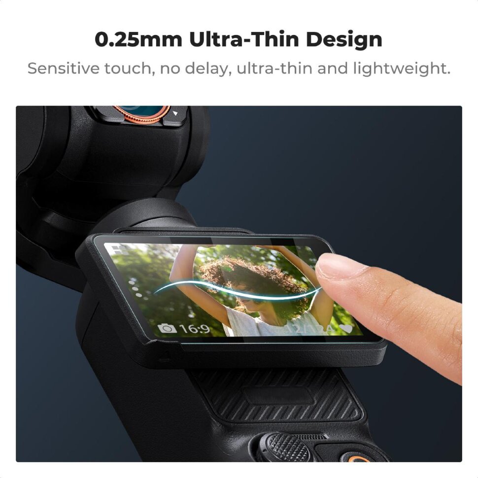 Защитное стекло K&F Concept для DJI Osmo Pocket 3/4 (2шт) Защитное стекло K&F Concept для DJI Osmo Pocket 3/4 (2шт)
