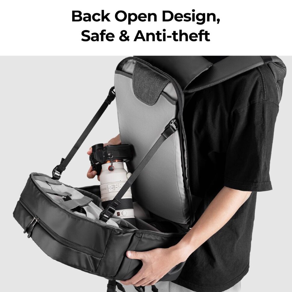 Рюкзак K&F Concept Urban Wander 20L Чёрный Рюкзак K&F Concept Urban Wander 20L Чёрный