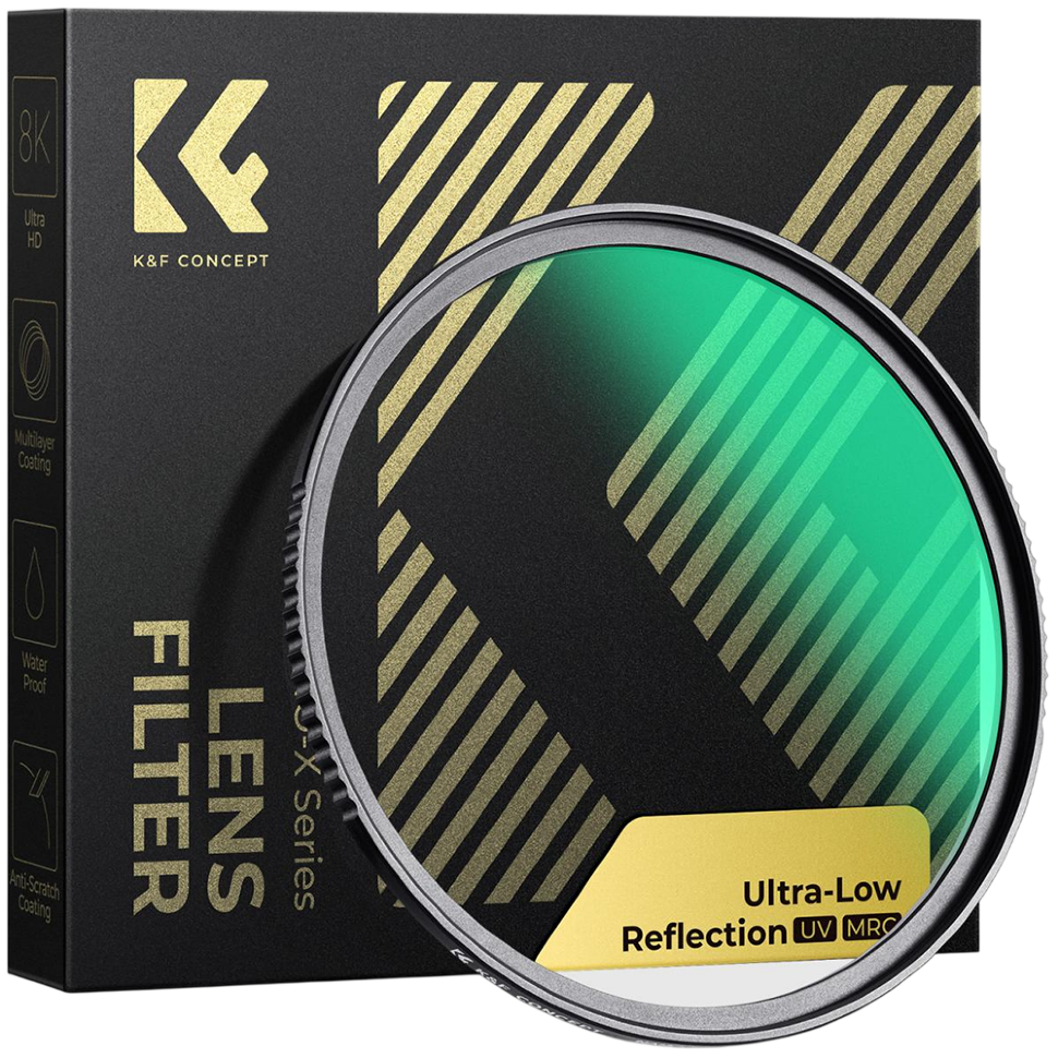 Светофильтр K&F Concept Nano-X UV Ultra-Low Reflection MRC 82мм Светофильтр K&F Concept Nano-X UV Ultra-Low Reflection MRC 82мм
