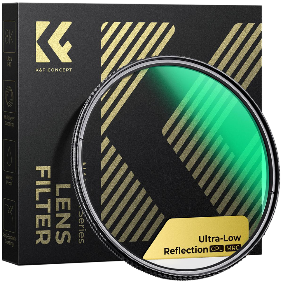 Светофильтр K&F Concept Nano-X CPL MRC Ultra-Low Reflection 82мм Светофильтр K&F Concept Nano-X CPL MRC Ultra-Low Reflection 82мм