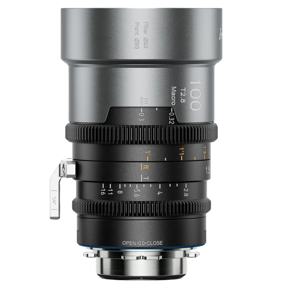 Объектив Sirui IronStar 100mm T2.8 Anamorphic Cine 1.5X Blue Flare EF/PL-mount Объектив Sirui IronStar 100mm T2.8 Anamorphic Cine 1.5X Blue Flare EF/PL-mount