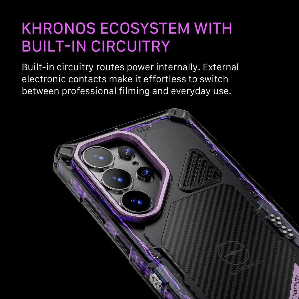 Чехол Tilta Khronos Ultimate Kit для Samsung Galaxy S26 Ultra Серый Чехол Tilta Khronos Ultimate Kit для Samsung Galaxy S26 Ultra Серый