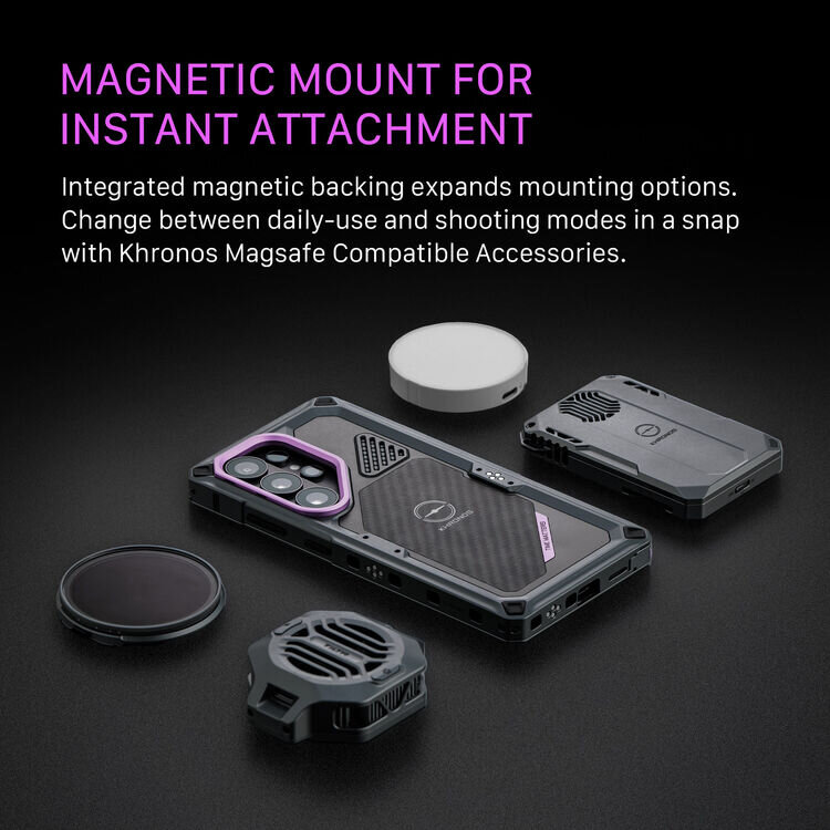 Чехол Tilta Khronos Ultimate Kit для Samsung Galaxy S26 Ultra Серый Чехол Tilta Khronos Ultimate Kit для Samsung Galaxy S26 Ultra Серый