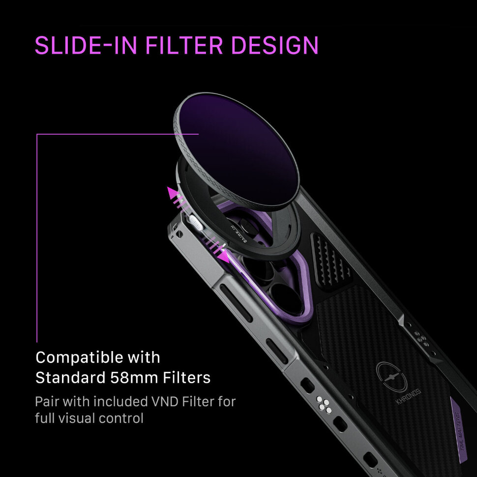 Чехол Tilta Khronos Ultimate Kit для Samsung Galaxy S26 Ultra Серый Чехол Tilta Khronos Ultimate Kit для Samsung Galaxy S26 Ultra Серый