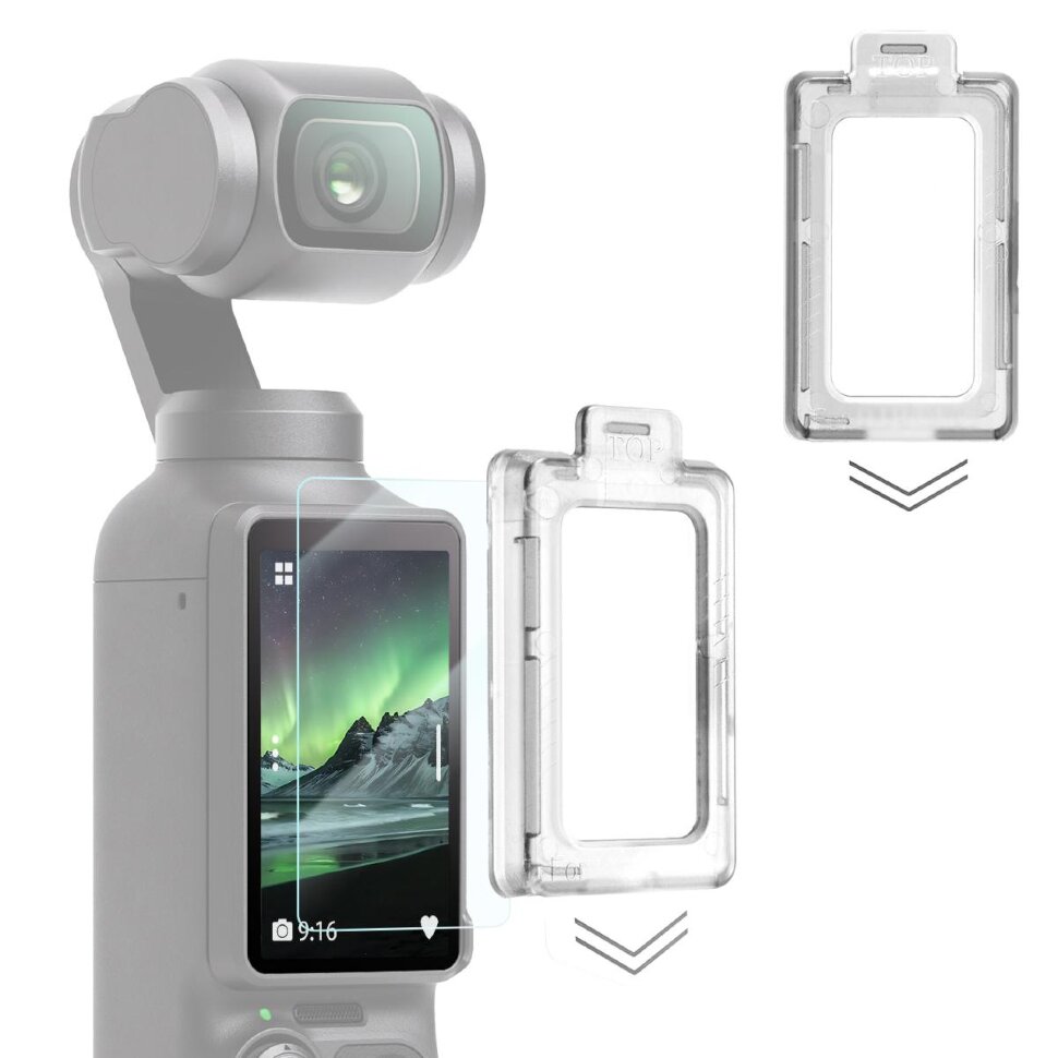 Защитное стекло K&F Concept AR Screen Protector для DJI Osmo Pocket 3/4 Защитное стекло K&F Concept AR Screen Protector для DJI Osmo Pocket 3/4