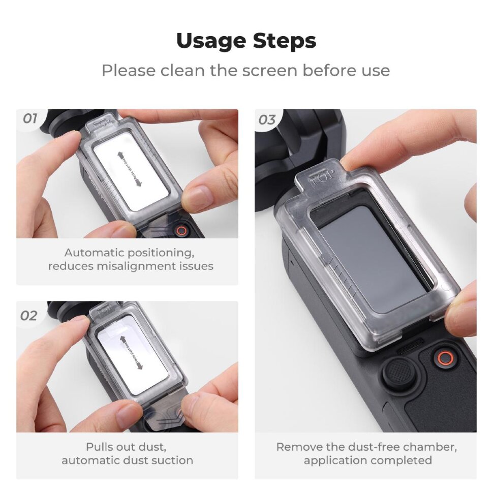 Защитное стекло K&F Concept AR Screen Protector для DJI Osmo Pocket 3/4 Защитное стекло K&F Concept AR Screen Protector для DJI Osmo Pocket 3/4