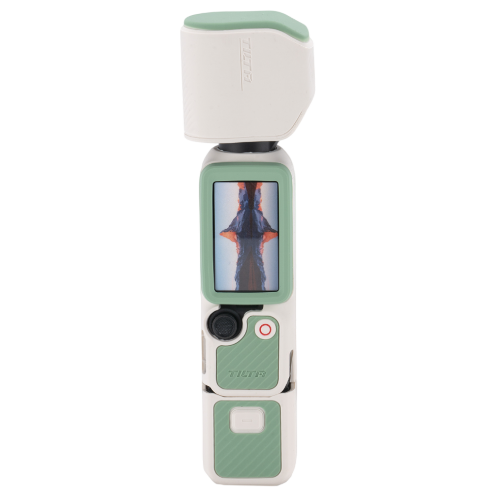 Чехол Tilta Protective Cover Base Kit для DJI Osmo Pocket 4 Белый и зелёный