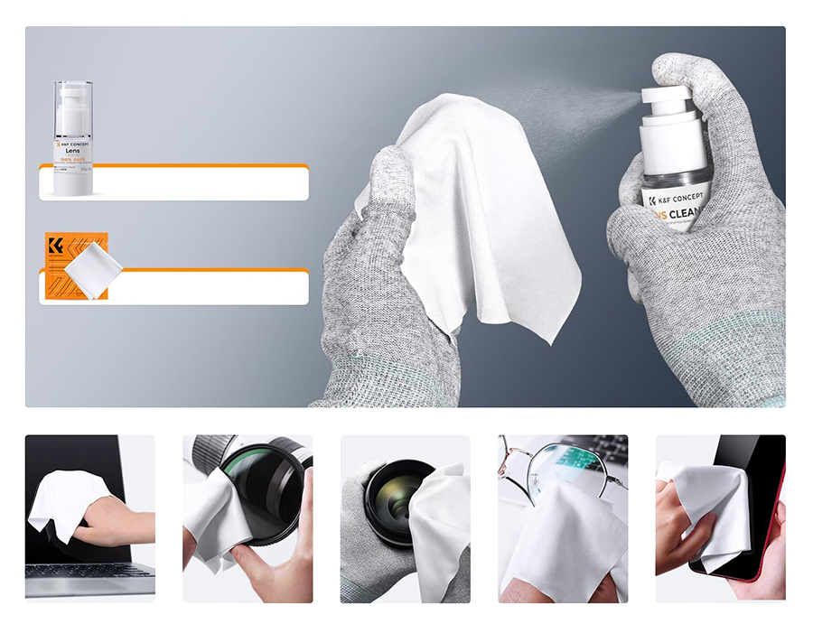 Набор для чистки оптики K&F Concept 23-in-1 Camera Cleaning Kit Набор для чистки оптики K&F Concept 23-in-1 Camera Cleaning Kit